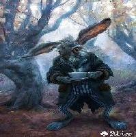 LA LIEBRE DE MARZO. Logo