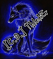 [C.D.] Th!nker GOD Logo