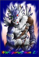 Weregarurumon 23 Logo