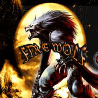 FIRE DARK WOLF Logo